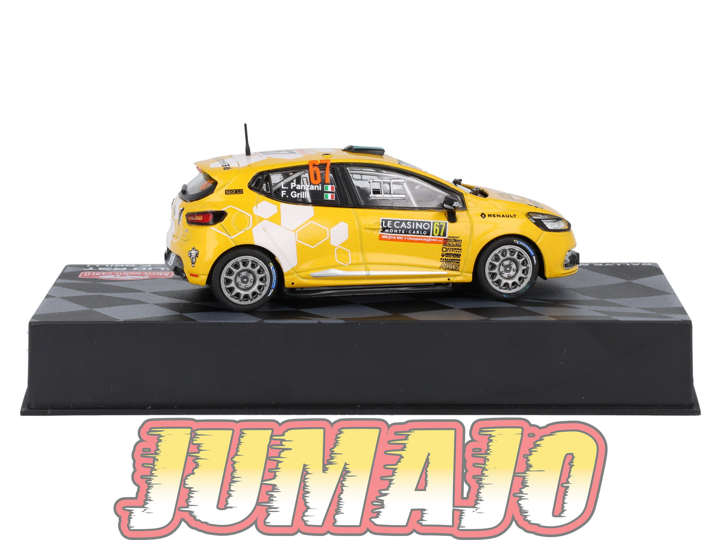 RMIT23 1/43 IXO Rallye Monte Carlo : RENAULT Clio R3T 2017 #67 L.Panzani BOITE CASSÉ