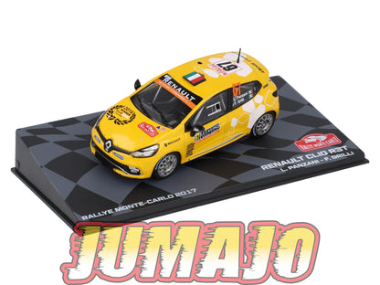 RMIT23 1/43 IXO Rallye Monte Carlo : RENAULT Clio R3T 2017 #67 L.Panzani BOITE CASSÉ