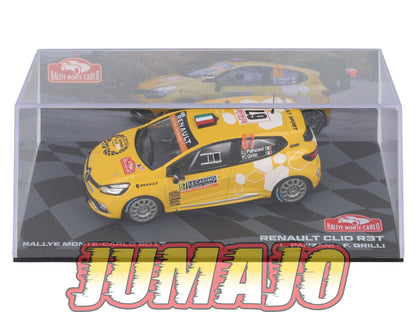 RMIT23 1/43 IXO Rallye Monte Carlo : RENAULT Clio R3T 2017 #67 L.Panzani BOITE CASSÉ