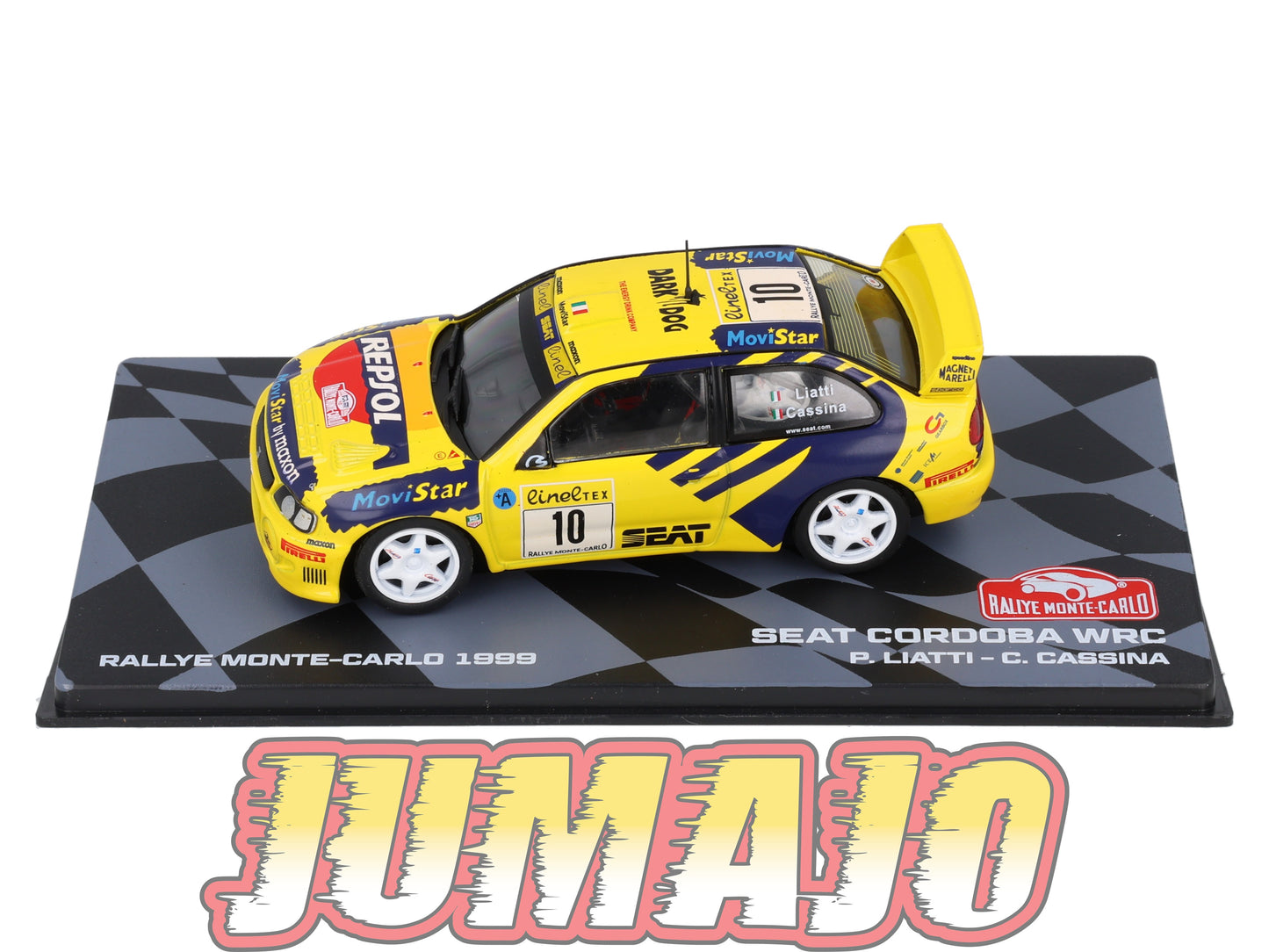 RMIT24 1/43 IXO Rallye Monte Carlo : SEAT Cordoba WRC 1999 #10 P.Liatti
