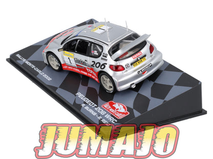 RMIT25 1/43 IXO Rallye Monte Carlo : PEUGEOT 206 WRC 2002 #1 R.Burns