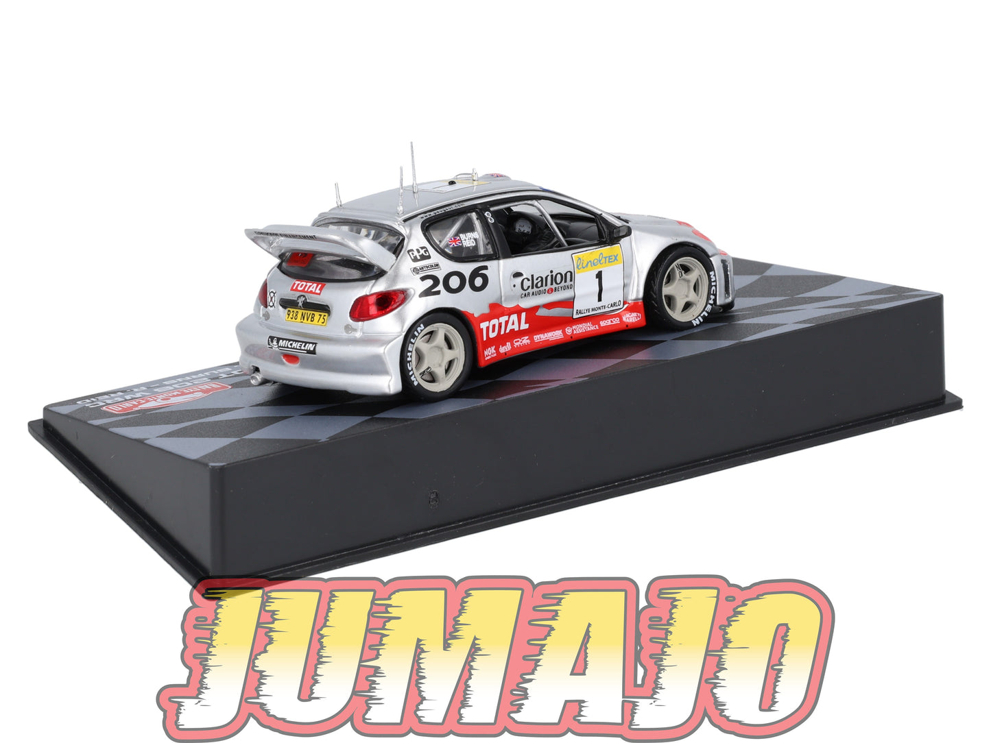 RMIT25 1/43 IXO Rallye Monte Carlo : PEUGEOT 206 WRC 2002 #1 R.Burns