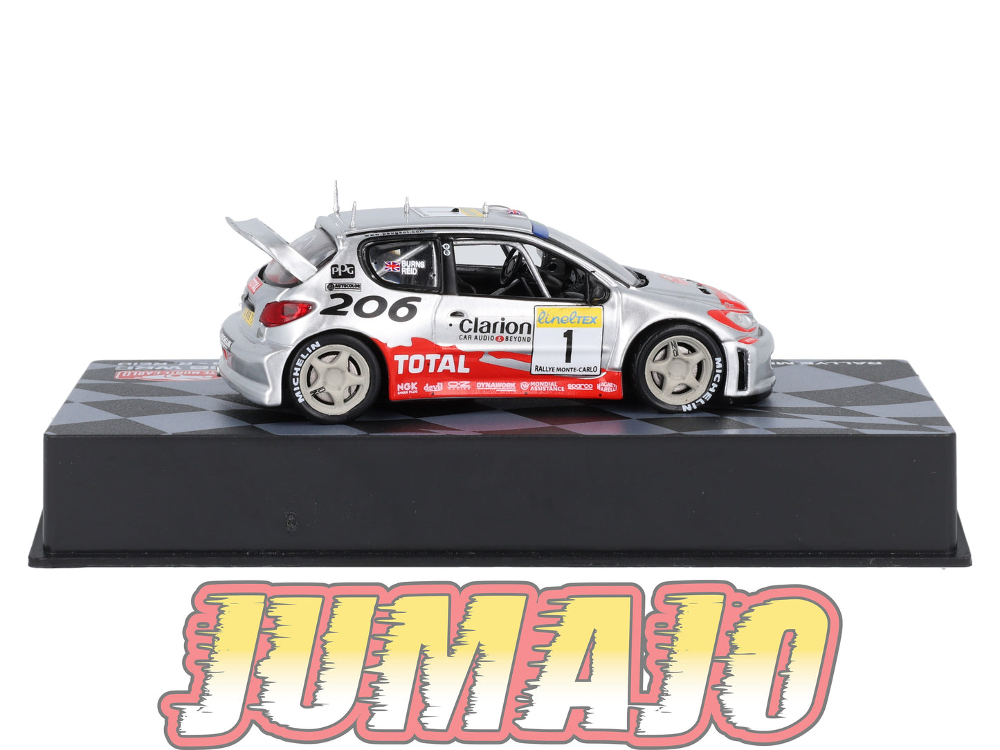RMIT25 1/43 IXO Rallye Monte Carlo : PEUGEOT 206 WRC 2002 #1 R.Burns
