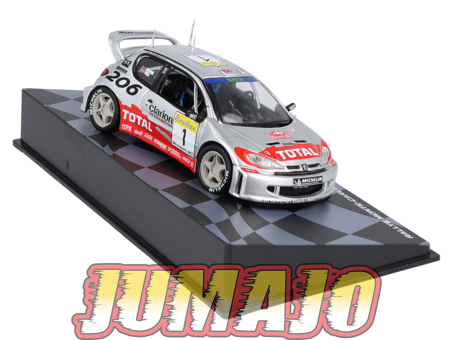 RMIT25 1/43 IXO Rallye Monte Carlo : PEUGEOT 206 WRC 2002 #1 R.Burns