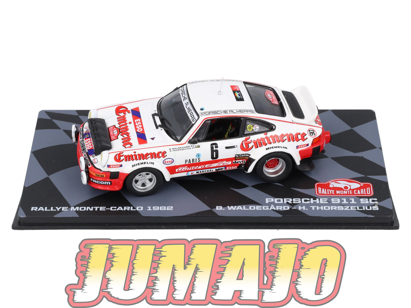 RMIT26 1/43 IXO Rallye Monte Carlo : PORSCHE 911 SC 1982 #6 B.Waldegard