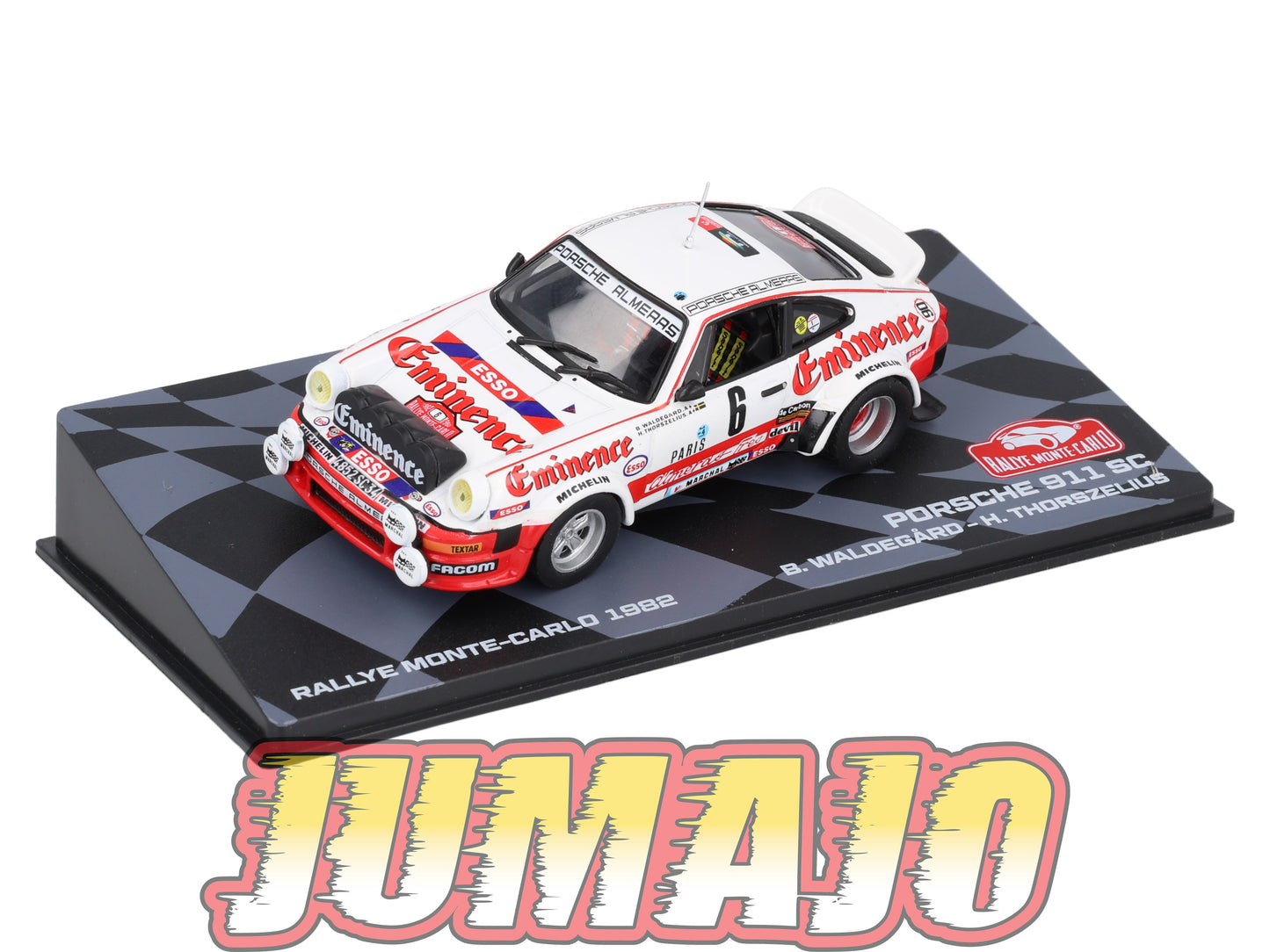 RMIT26 1/43 IXO Rallye Monte Carlo : PORSCHE 911 SC 1982 #6 B.Waldegard