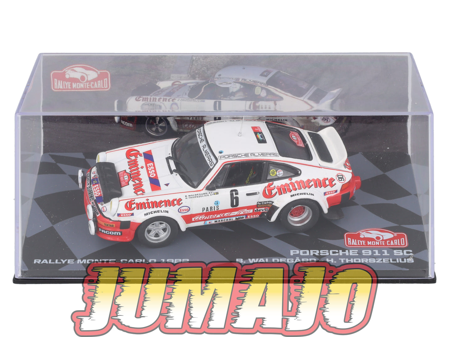 RMIT26 1/43 IXO Rallye Monte Carlo : PORSCHE 911 SC 1982 #6 B.Waldegard