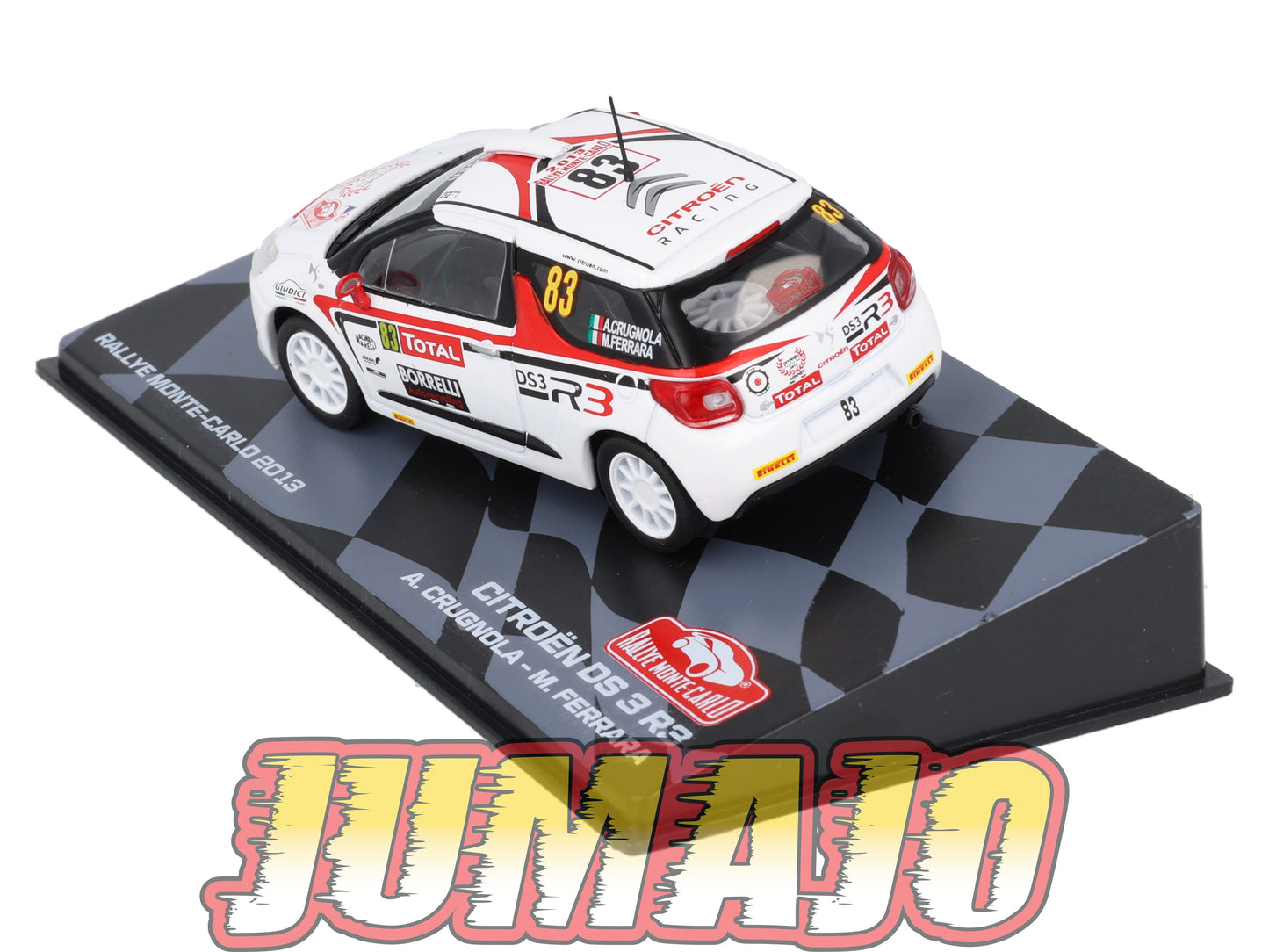 RMIT27 1/43 IXO Rallye Monte Carlo : CITROEN DS 3 R3 2013 #83 A.Crugnola