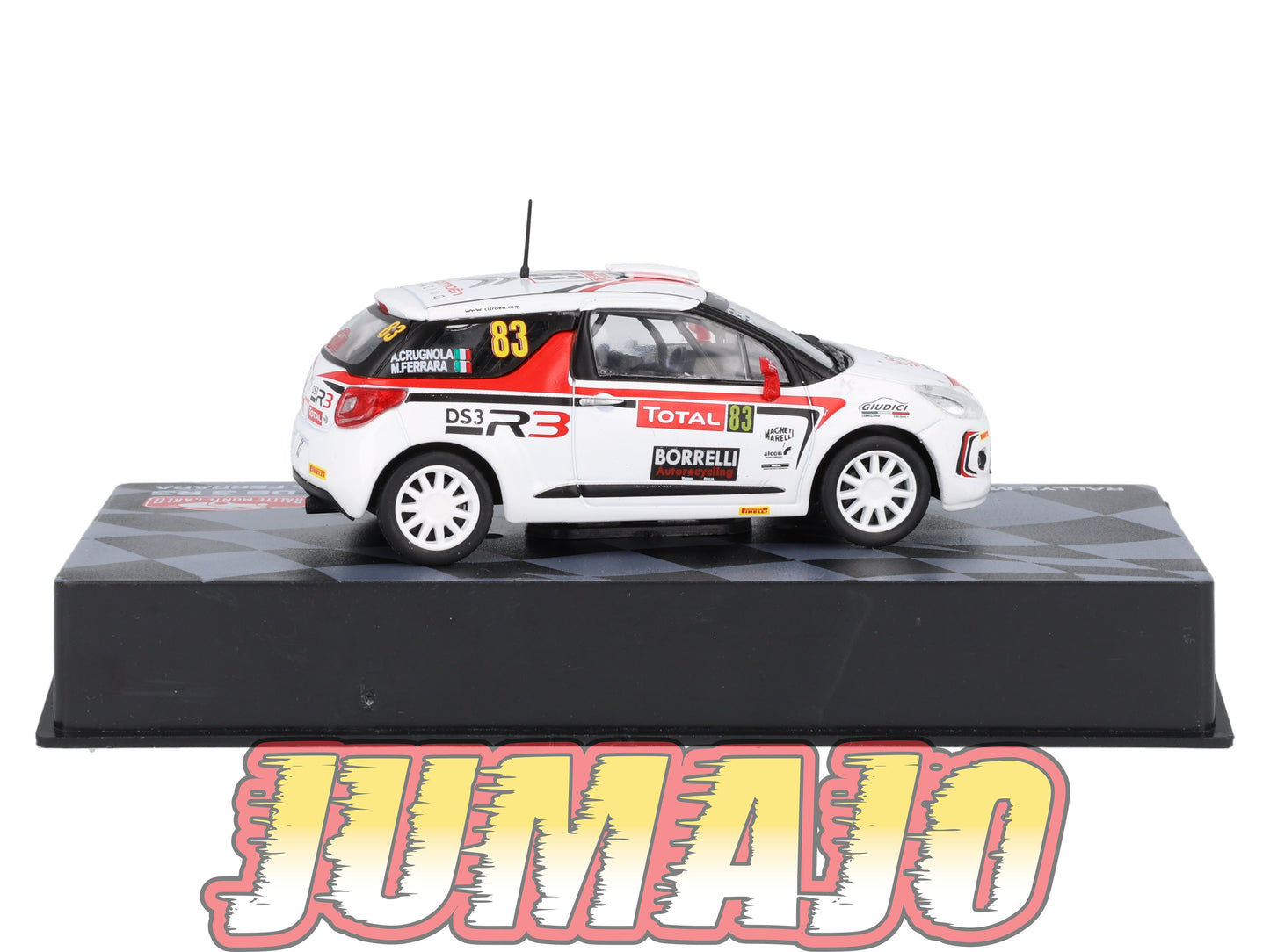 RMIT27 1/43 IXO Rallye Monte Carlo : CITROEN DS 3 R3 2013 #83 A.Crugnola