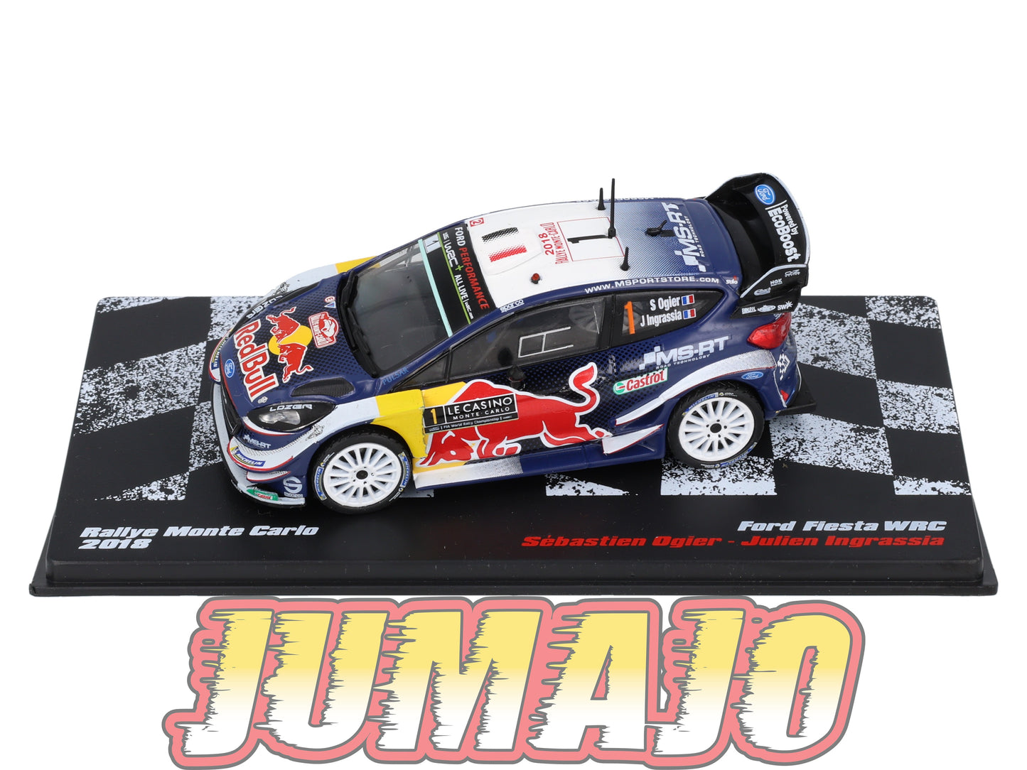 RMIT28 1/43 IXO Rallye Monte Carlo : FORD Fiesta WRC 2018 #1 S.Ogier Espagne