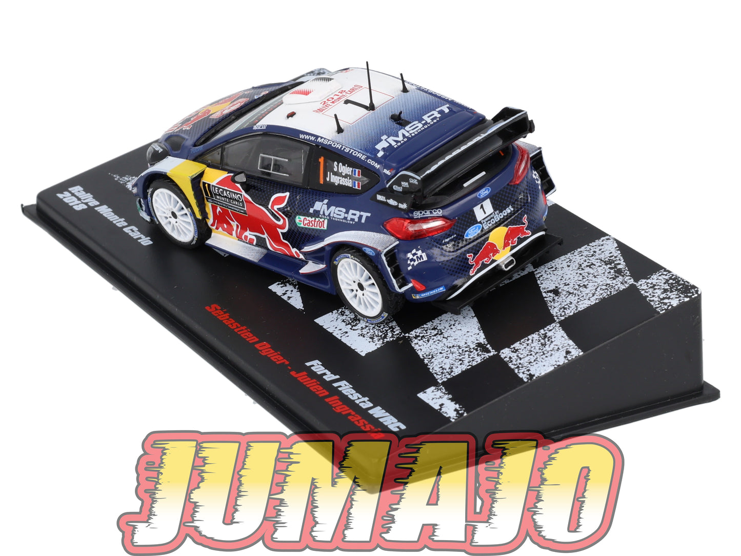 RMIT28 1/43 IXO Rallye Monte Carlo : FORD Fiesta WRC 2018 #1 S.Ogier Espagne