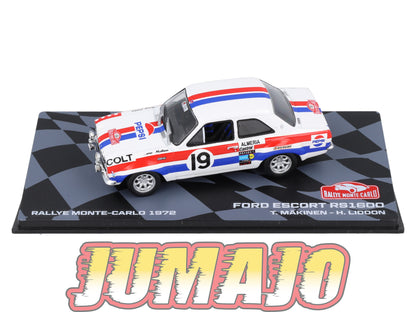 RMIT29 1/43 IXO Rallye Monte Carlo : FORD ESCORT RS1600 1972 #19 T.Makinen Pepsi