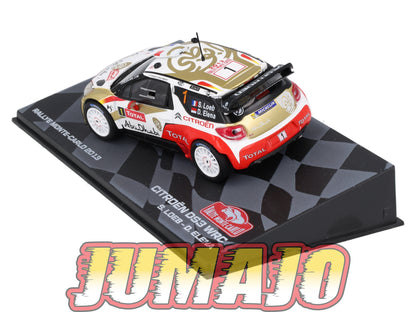 RMIT2 1/43 IXO Rallye Monte Carlo : CITROEN DS3 WRC Winner 2013 #1 S.Loeb