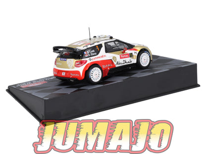 RMIT2 1/43 IXO Rallye Monte Carlo : CITROEN DS3 WRC Winner 2013 #1 S.Loeb