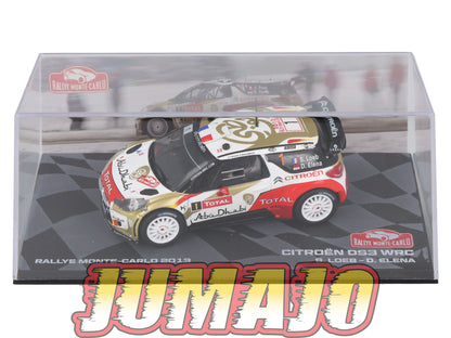 RMIT2 1/43 IXO Rallye Monte Carlo : CITROEN DS3 WRC Winner 2013 #1 S.Loeb