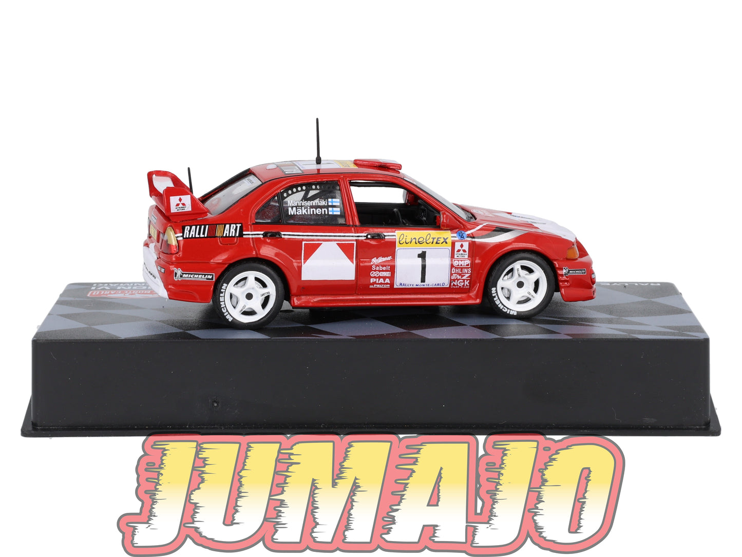 RMIT31 1/43 IXO Rallye Monte Carlo : MITSUBISHI LANCER EVO VI 1999 #1 T.Makinen