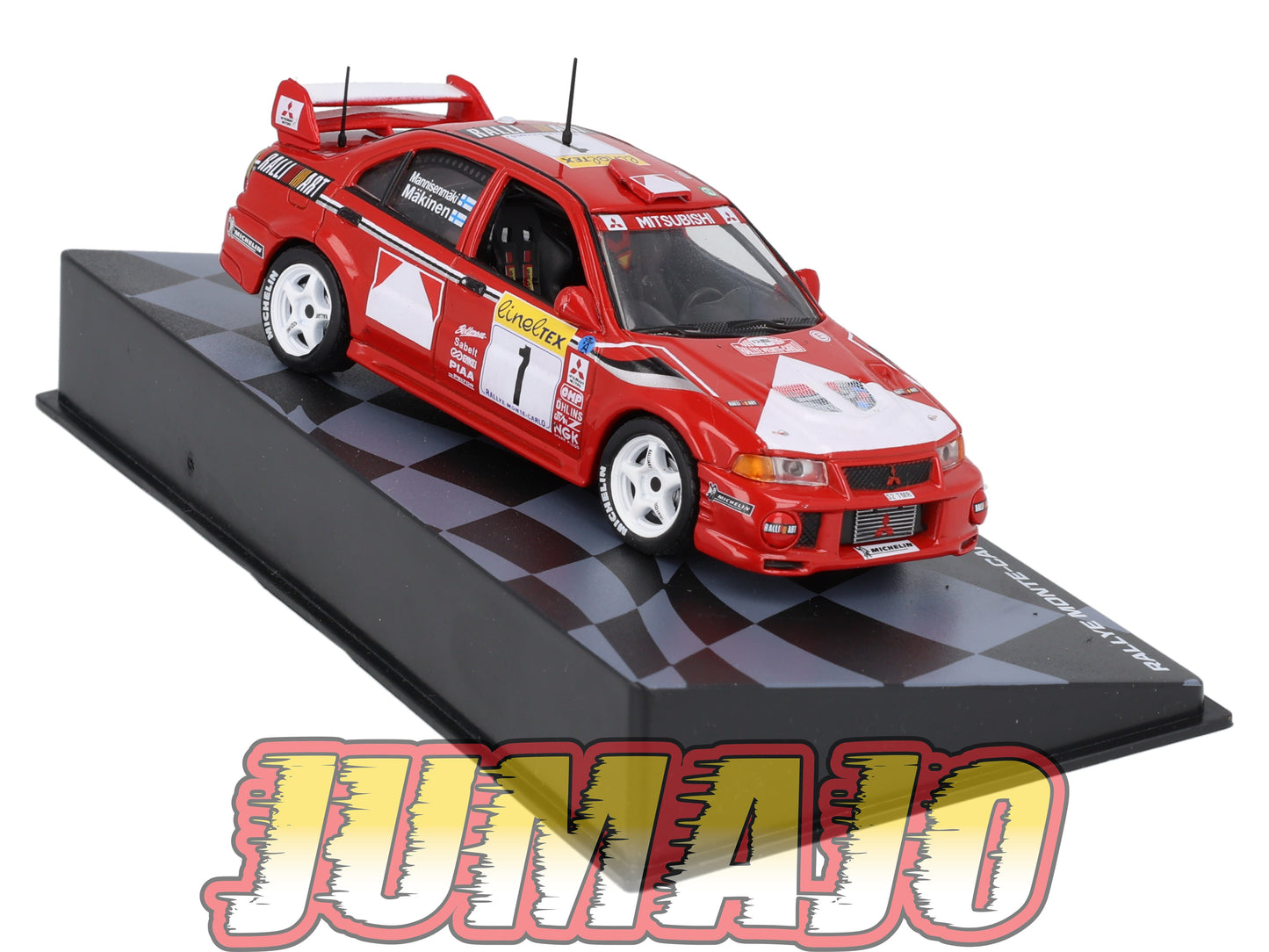 RMIT31 1/43 IXO Rallye Monte Carlo : MITSUBISHI LANCER EVO VI 1999 #1 T.Makinen