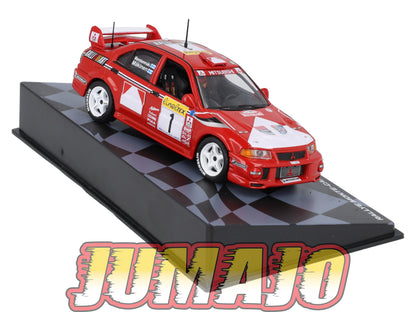 RMIT31 1/43 IXO Rallye Monte Carlo : MITSUBISHI LANCER EVO VI 1999 #1 T.Makinen