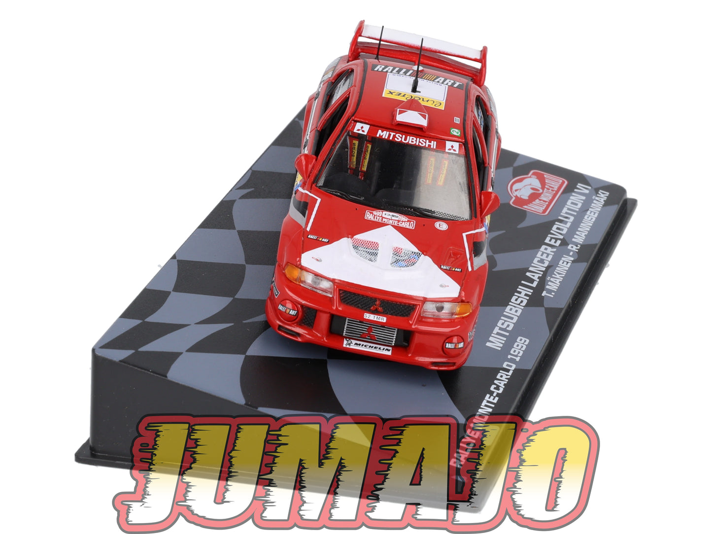 RMIT31 1/43 IXO Rallye Monte Carlo : MITSUBISHI LANCER EVO VI 1999 #1 T.Makinen