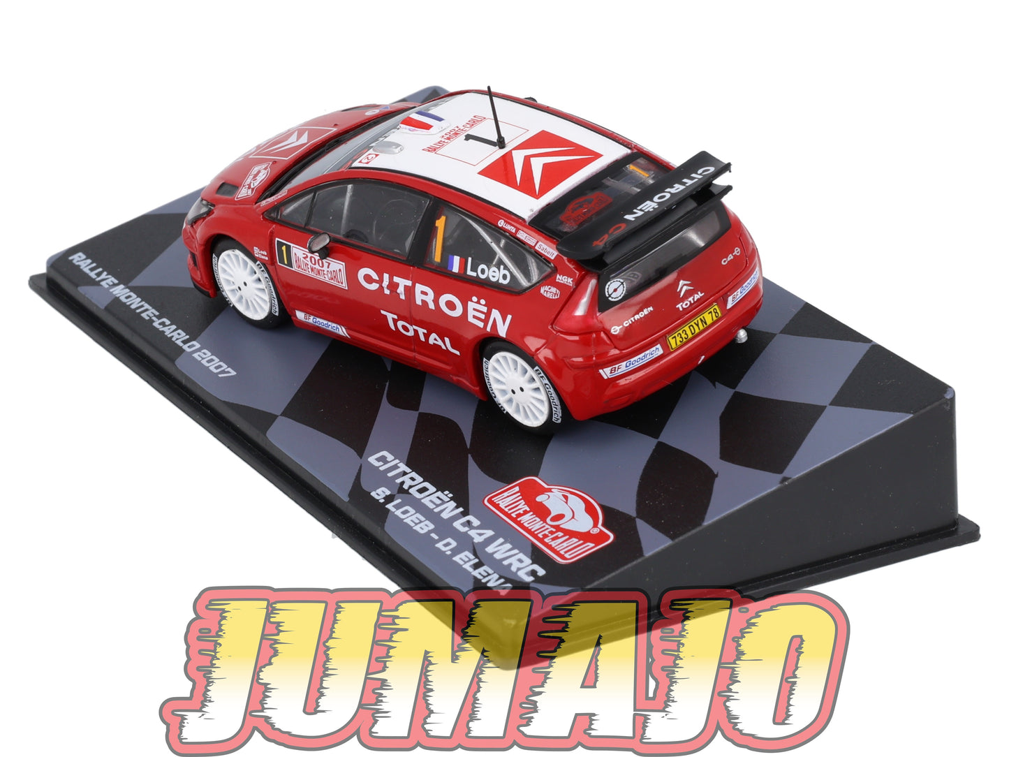 RMIT33 1/43 IXO Rallye Monte Carlo : CITROEN C4 WRC 2007 #1 S.Loeb