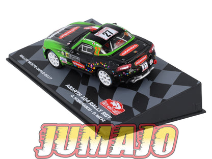 RMIT34 1/43 IXO Rallye Monte Carlo : FIAT Abarth 124 Rally RGT 2017 #27 G.Noberasco