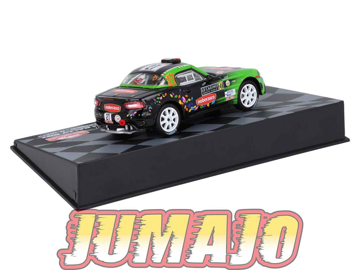 RMIT34 1/43 IXO Rallye Monte Carlo : FIAT Abarth 124 Rally RGT 2017 #27 G.Noberasco
