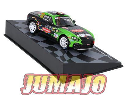 RMIT34 1/43 IXO Rallye Monte Carlo : FIAT Abarth 124 Rally RGT 2017 #27 G.Noberasco