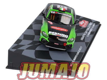 RMIT34 1/43 IXO Rallye Monte Carlo : FIAT Abarth 124 Rally RGT 2017 #27 G.Noberasco