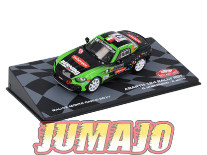 RMIT34 1/43 IXO Rallye Monte Carlo : FIAT Abarth 124 Rally RGT 2017 #27 G.Noberasco
