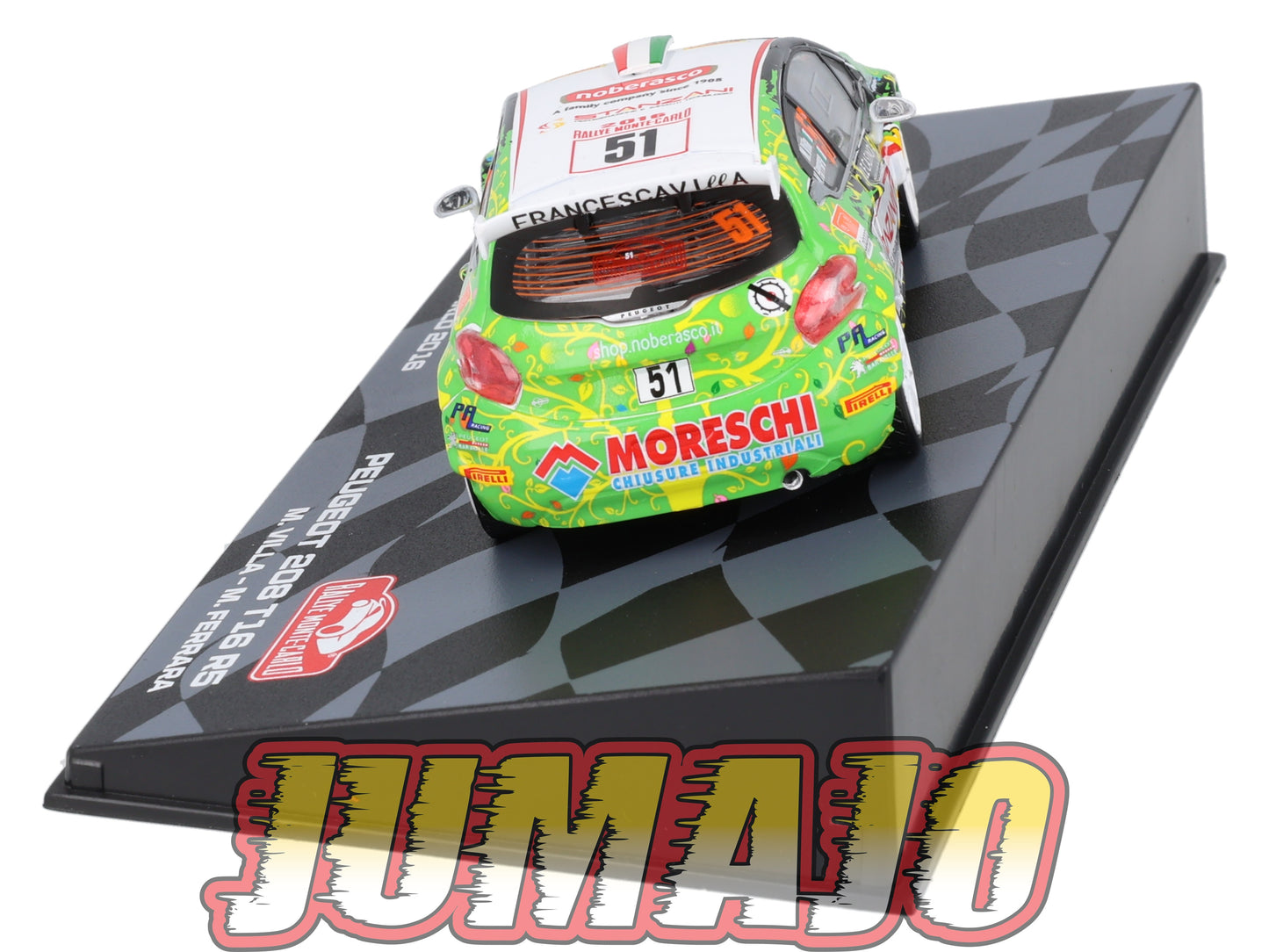 RMIT39 1/43 IXO Rallye Monte Carlo : PEUGEOT 208 T16 R5 2016 #51 M.Villa