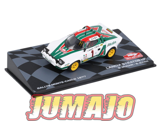 RMIT3 1/43 IXO Rallye Monte Carlo  : LANCIA STRATOS HF 1977 S.Munari / S. Maiga