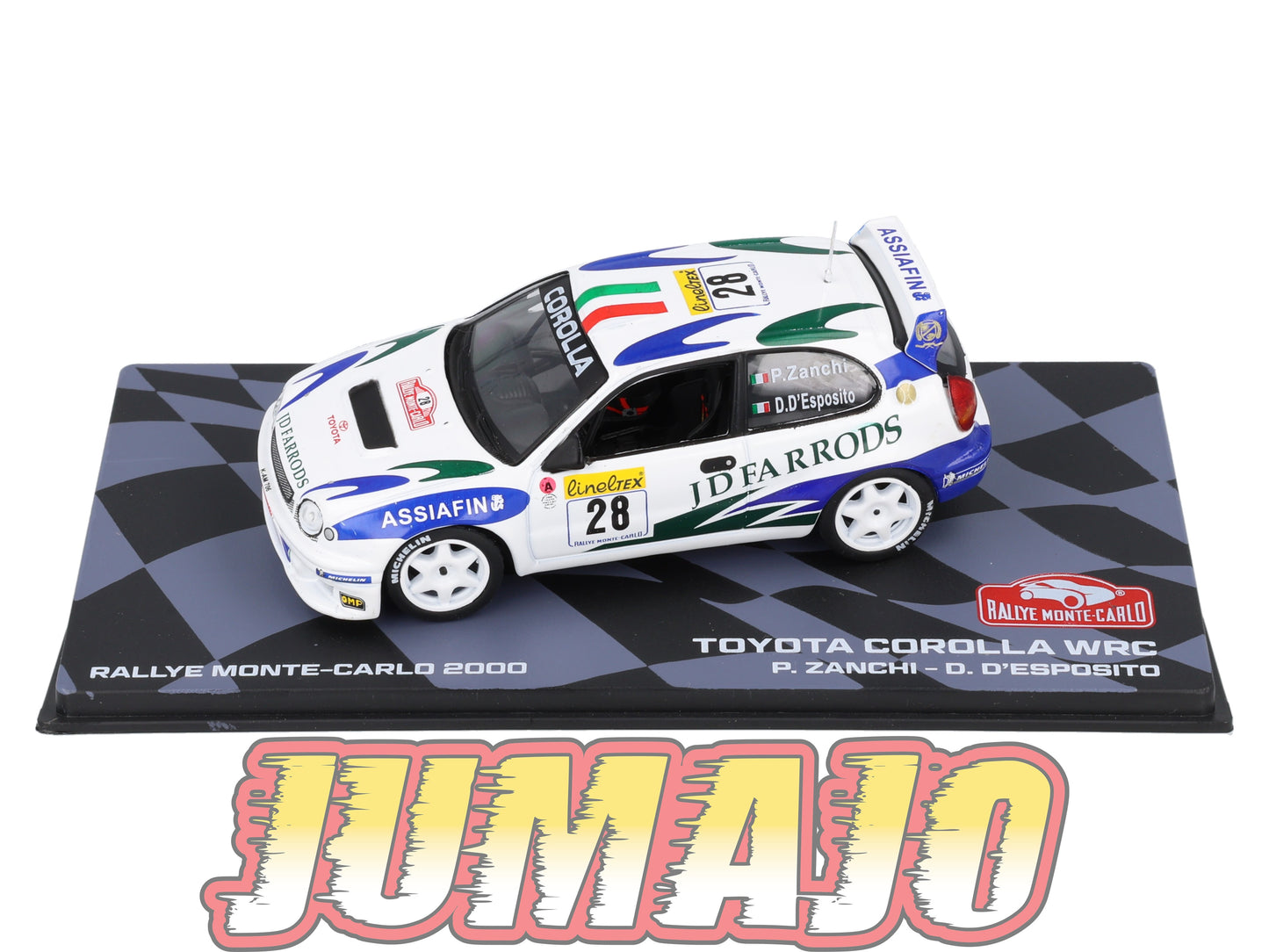 RMIT41 1/43 IXO Rallye Monte Carlo : TOYOTA Corolla WRC 2000 #28 P.Zanchi