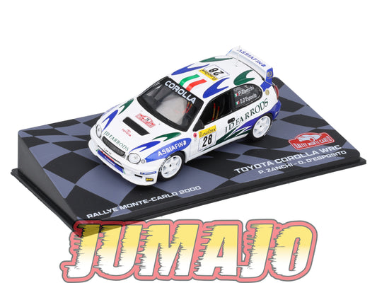 RMIT41 1/43 IXO Rallye Monte Carlo : TOYOTA Corolla WRC 2000 #28 P.Zanchi