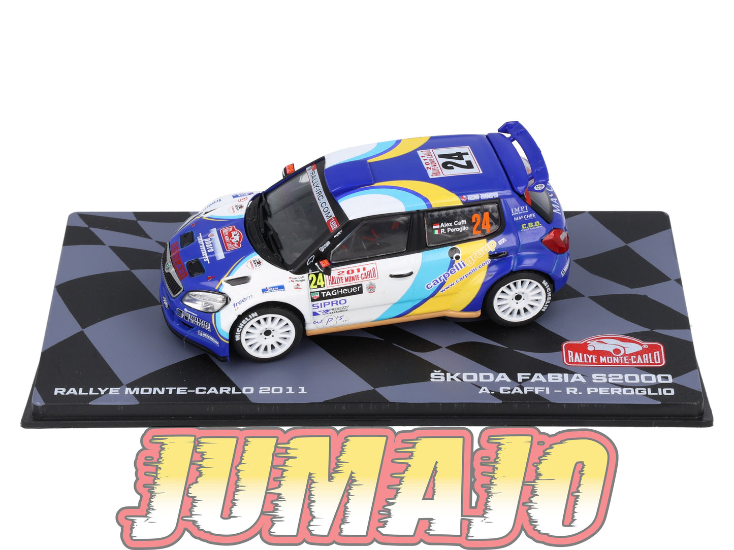 RMIT42 1/43 IXO Rallye Monte Carlo : SKODA FABIA S2000 2011 #24 A.Caffi