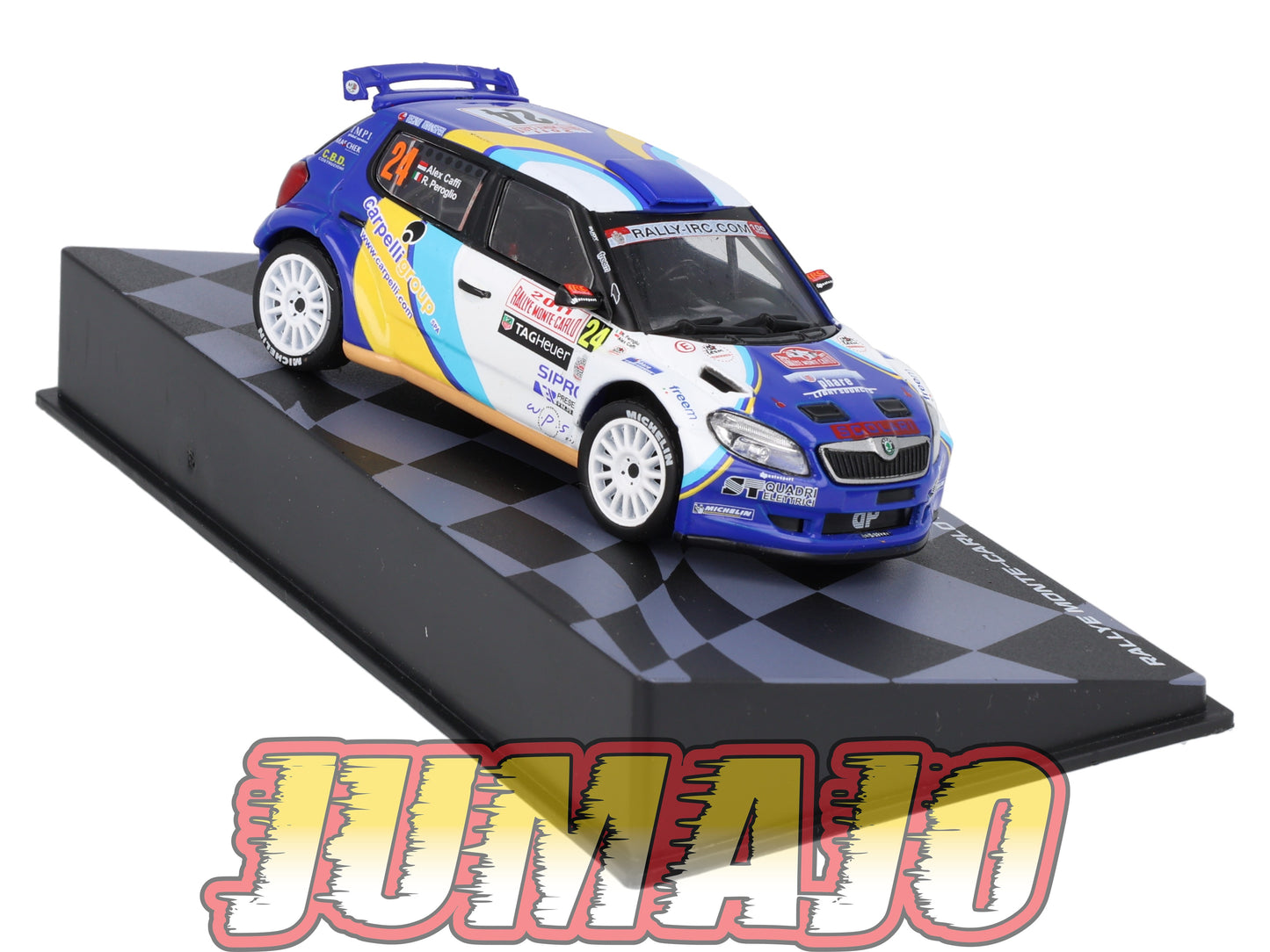 RMIT42 1/43 IXO Rallye Monte Carlo : SKODA FABIA S2000 2011 #24 A.Caffi