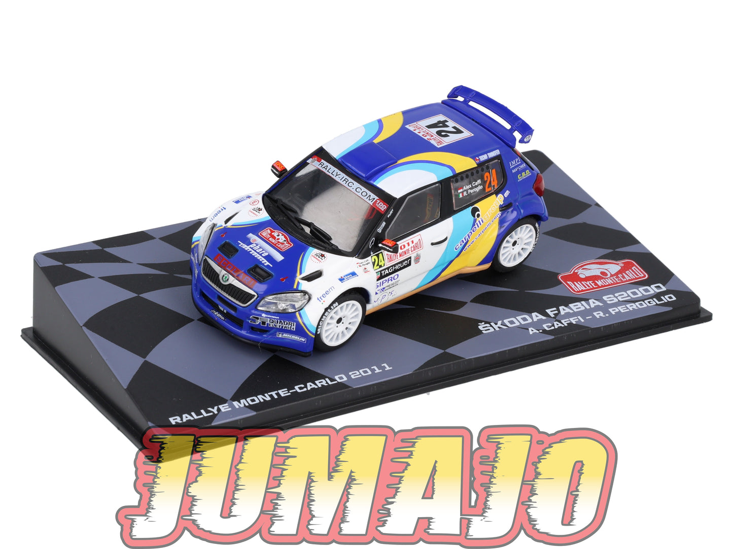 RMIT42 1/43 IXO Rallye Monte Carlo : SKODA FABIA S2000 2011 #24 A.Caffi