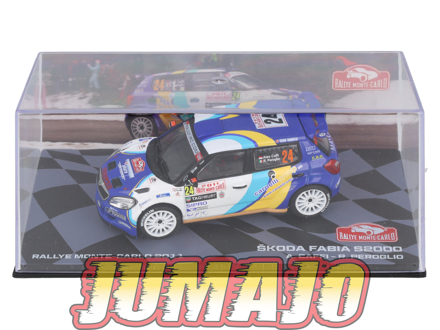 RMIT42 1/43 IXO Rallye Monte Carlo : SKODA FABIA S2000 2011 #24 A.Caffi