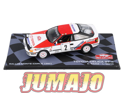 RMIT43 1/43 IXO Rallye Monte Carlo : TOYOTA Celica GT-4 1991 #2 C.Sainz