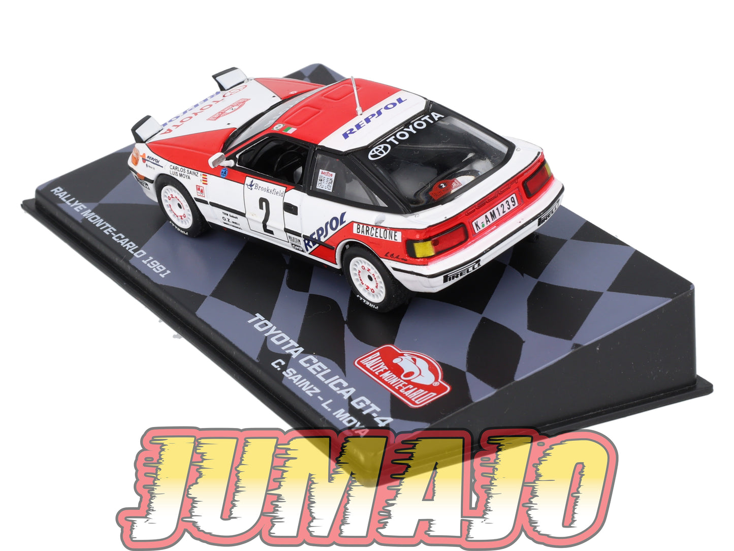 RMIT43 1/43 IXO Rallye Monte Carlo : TOYOTA Celica GT-4 1991 #2 C.Sainz