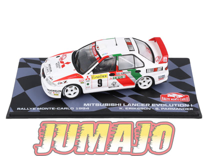 RMIT46 1/43 IXO Rallye Monte Carlo : MITSUBISHI Lancer EVO I 1994 #9 K.Eriksson