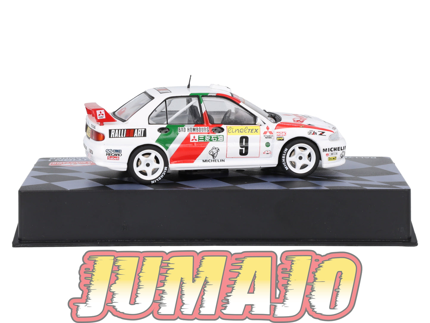 RMIT46 1/43 IXO Rallye Monte Carlo : MITSUBISHI Lancer EVO I 1994 #9 K.Eriksson