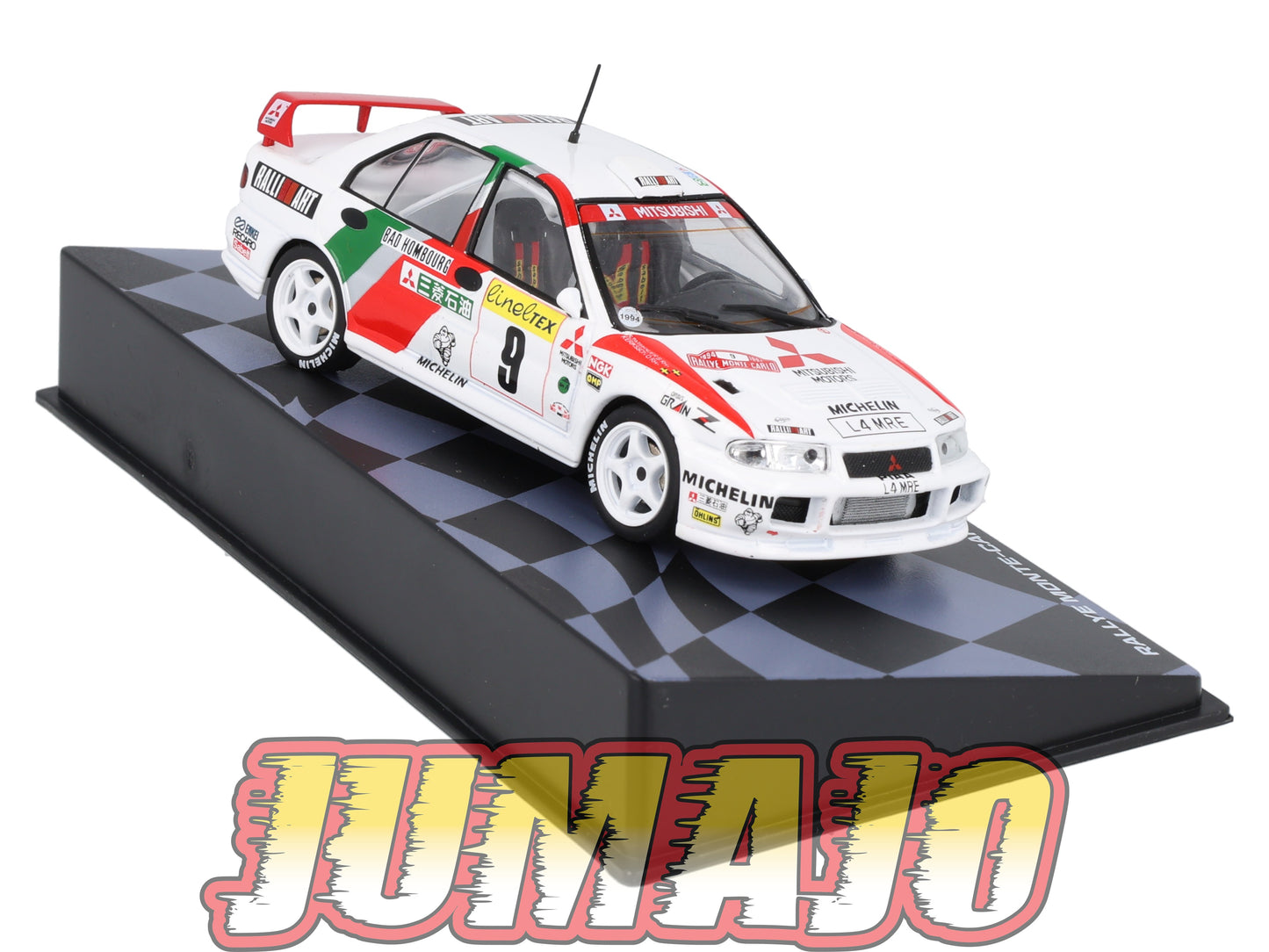 RMIT46 1/43 IXO Rallye Monte Carlo : MITSUBISHI Lancer EVO I 1994 #9 K.Eriksson