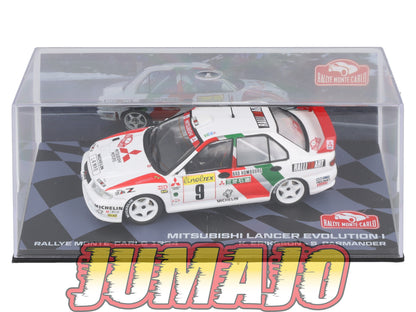 RMIT46 1/43 IXO Rallye Monte Carlo : MITSUBISHI Lancer EVO I 1994 #9 K.Eriksson