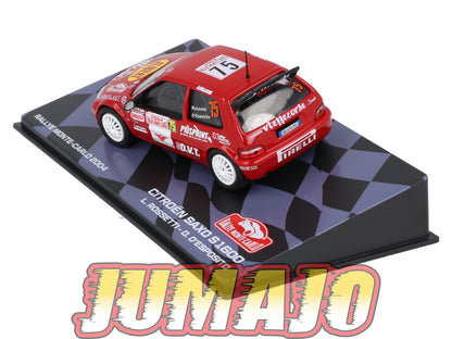 RMIT53 1/43 IXO Rallye Monte Carlo : CITROEN Saxo S1600 2004 #75 L.Rossetti