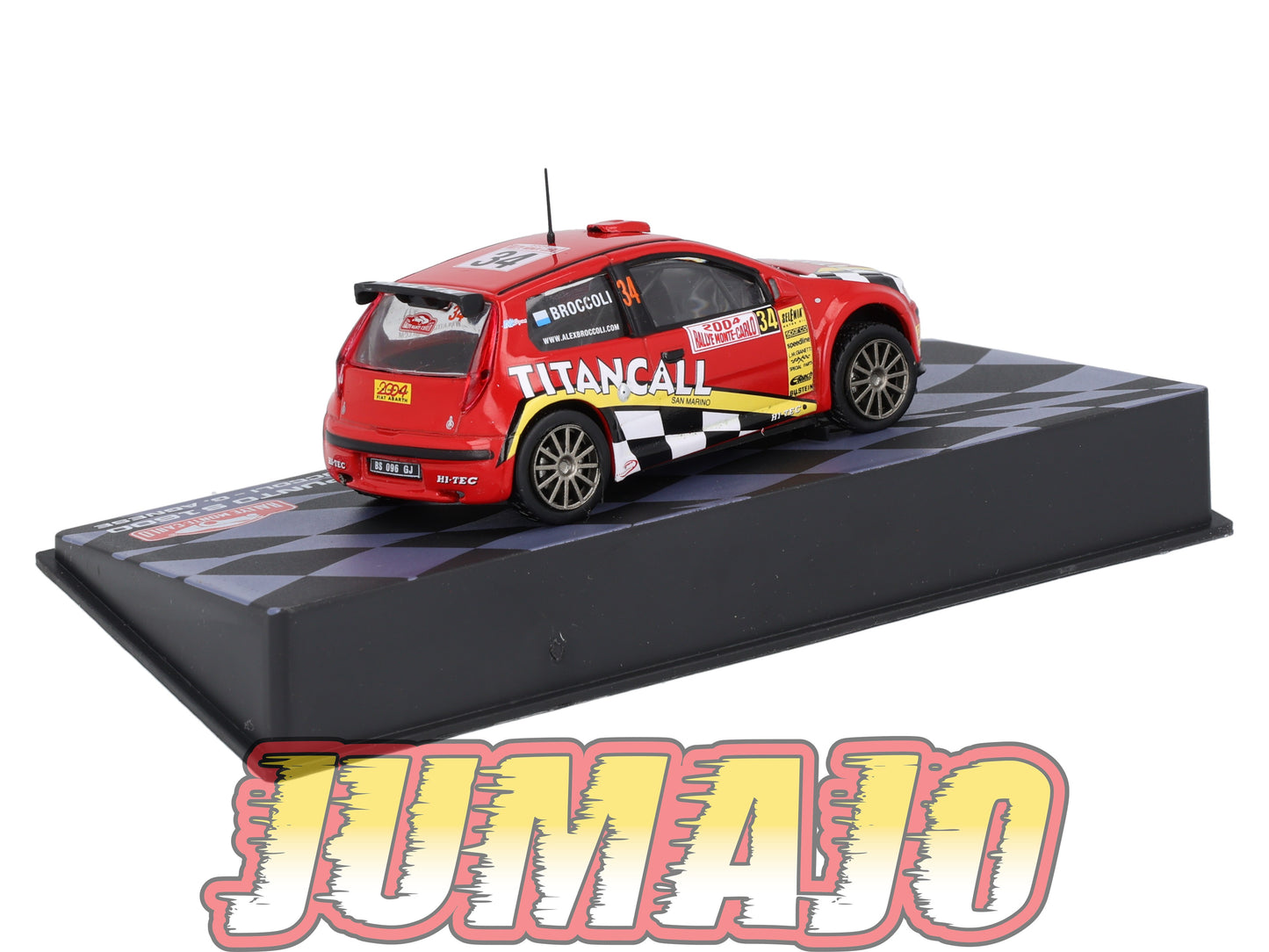 RMIT54 1/43 IXO Rallye Monte Carlo : FIAT Punto S1600 2004 #34 A.Broccoli