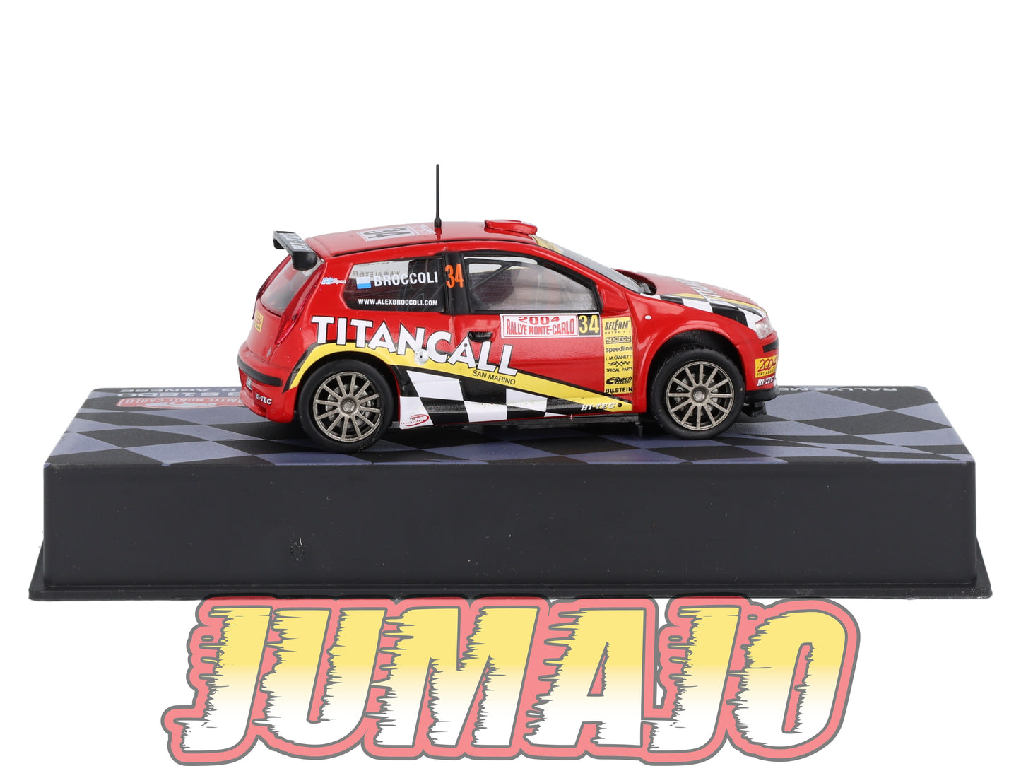 RMIT54 1/43 IXO Rallye Monte Carlo : FIAT Punto S1600 2004 #34 A.Broccoli