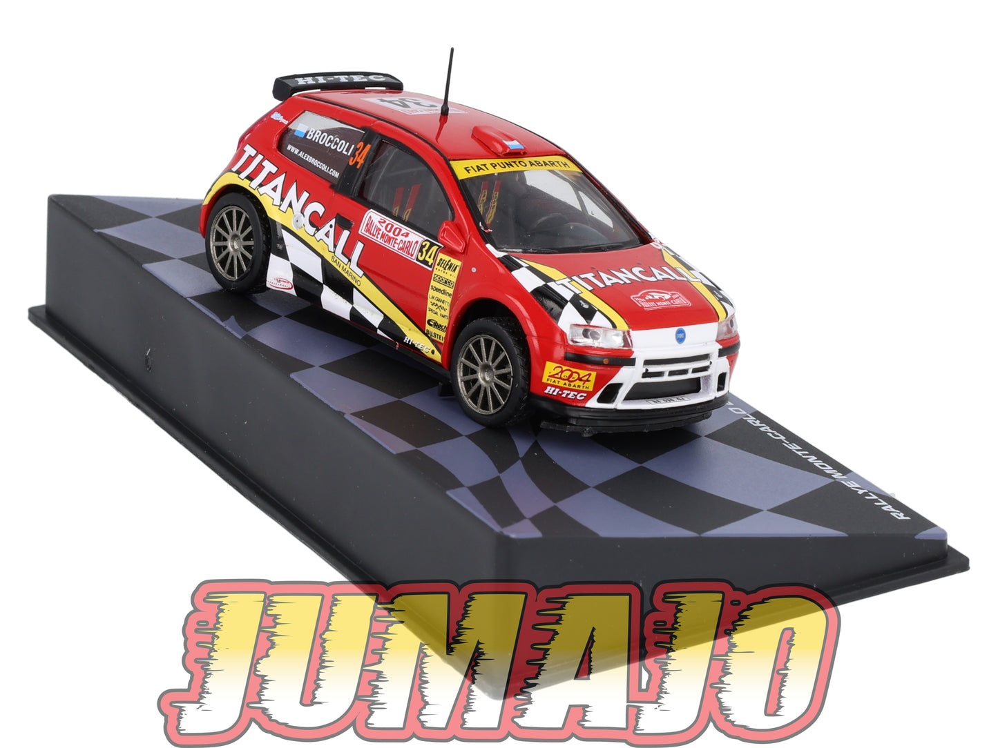 RMIT54 1/43 IXO Rallye Monte Carlo : FIAT Punto S1600 2004 #34 A.Broccoli