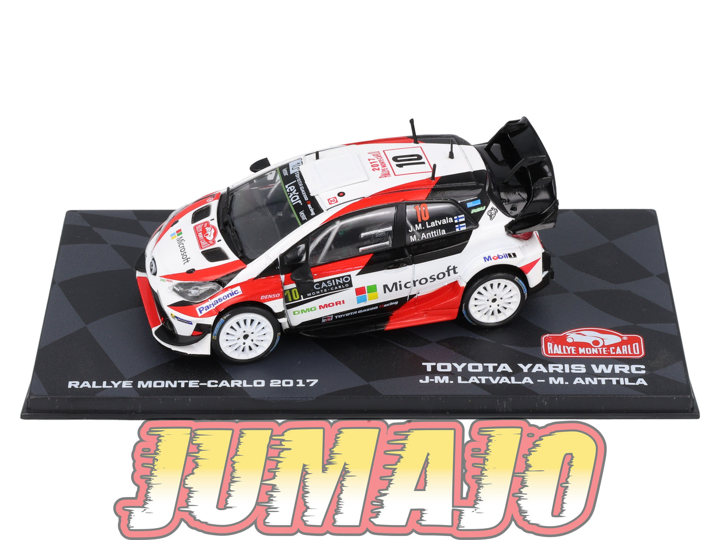 RMIT58 1/43 IXO Rallye Monte Carlo : TOYOTA Yaris WRC 2017 #10 J-M.Latvala