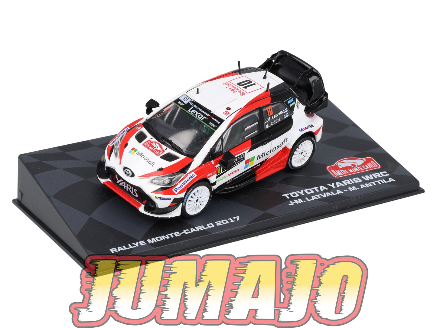 RMIT58 1/43 IXO Rallye Monte Carlo : TOYOTA Yaris WRC 2017 #10 J-M.Latvala