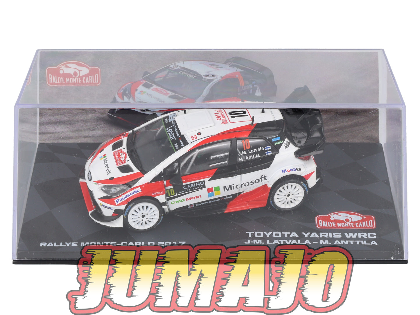 RMIT58 1/43 IXO Rallye Monte Carlo : TOYOTA Yaris WRC 2017 #10 J-M.Latvala